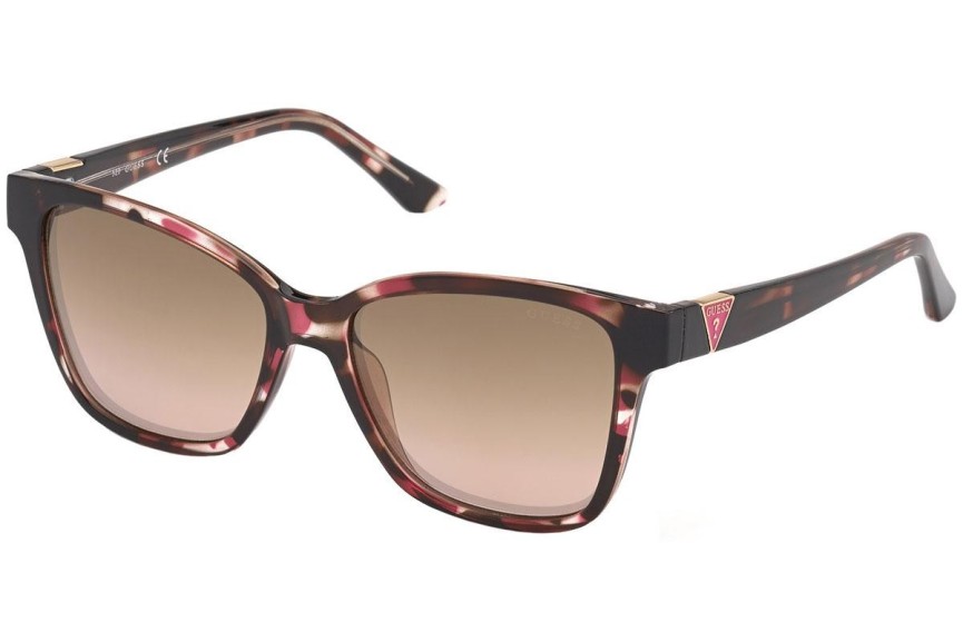 Okulary przeciwsłoneczne Guess GU7776 74G Kwadratowe Havana