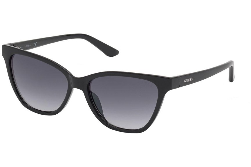 Okulary przeciwsłoneczne Guess GU7777 01C Kocie oczy Czarne