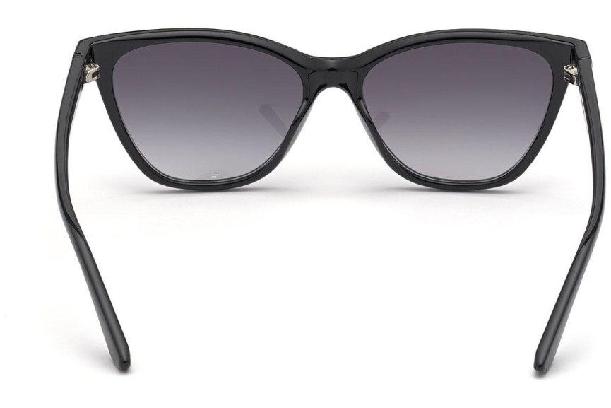 Okulary przeciwsłoneczne Guess GU7777 01C Kocie oczy Czarne