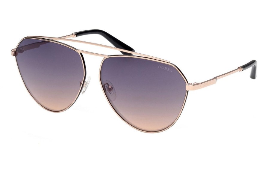 Okulary przeciwsłoneczne Guess GU7783 28Z Pilotki (Aviator) Złote