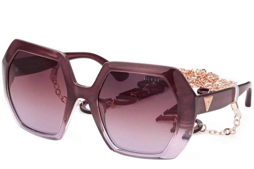 Okulary przeciwsłoneczne Guess GU7786 83Z Oversize Fioletowe