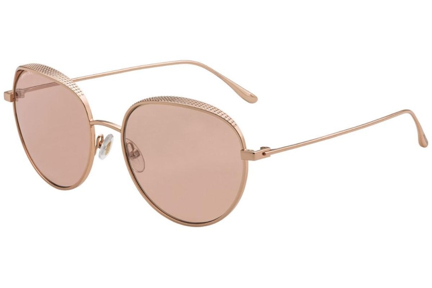 Okulary przeciwsłoneczne Jimmy Choo ELLO/S BKU/2S Okrągłe Złote
