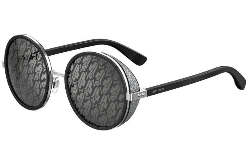 Okulary przeciwsłoneczne Jimmy Choo ANDIE/N/S BSC/MD Okrągłe Czarne