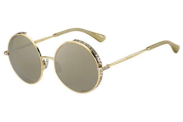 Okulary przeciwsłoneczne Jimmy Choo GOLDY/S J5G/JO Okrągłe Złote