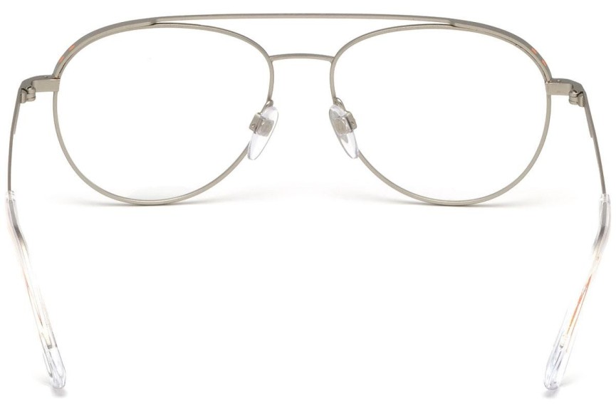 Okulary korekcyjne Diesel DL5305 017 Pilotki (Aviator) Srebrne