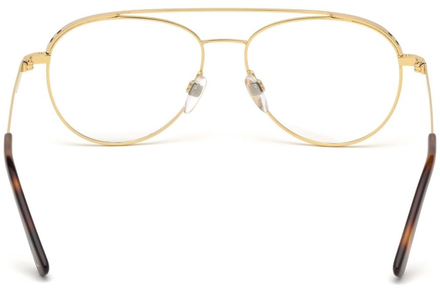 Okulary korekcyjne Diesel DL5305 030 Pilotki (Aviator) Złote
