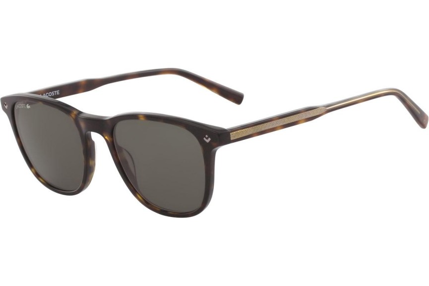 Okulary przeciwsłoneczne Lacoste L602SND 214 Prostokątne Havana