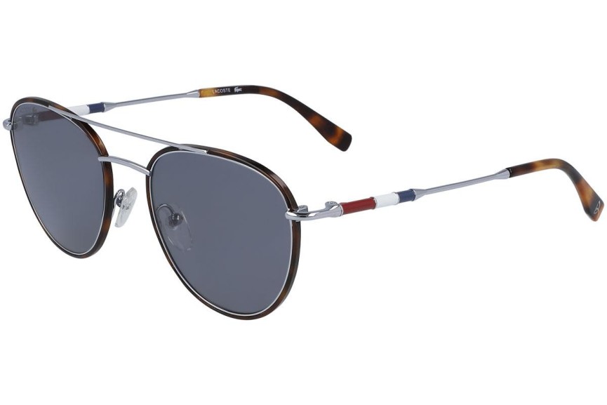 Okulary przeciwsłoneczne Lacoste L102SNDP 045 Okrągłe Srebrne
