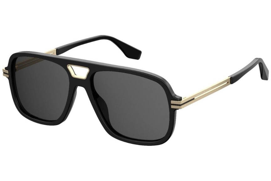 Okulary przeciwsłoneczne Marc Jacobs MARC415/S 2M2/IR Pilotki (Aviator) Czarne