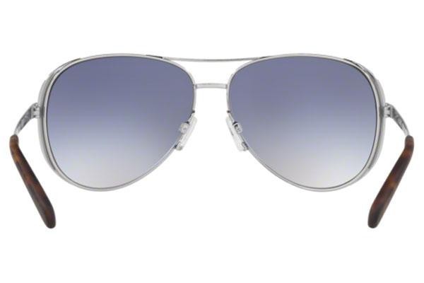 Okulary przeciwsłoneczne Michael Kors Chelsea MK5004 1153V6 Pilotki (Aviator) Srebrne