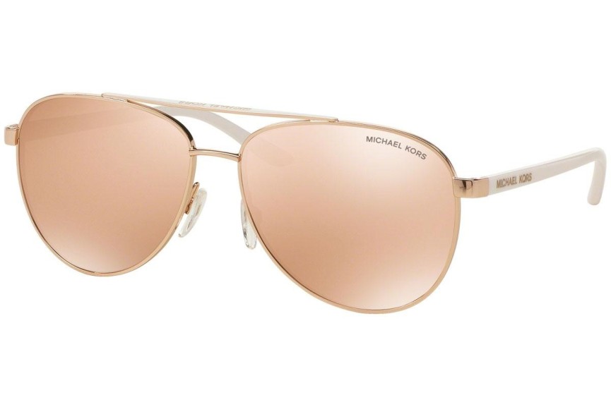 Okulary przeciwsłoneczne Michael Kors Hvar MK5007 1080R1 Pilotki (Aviator) Złote