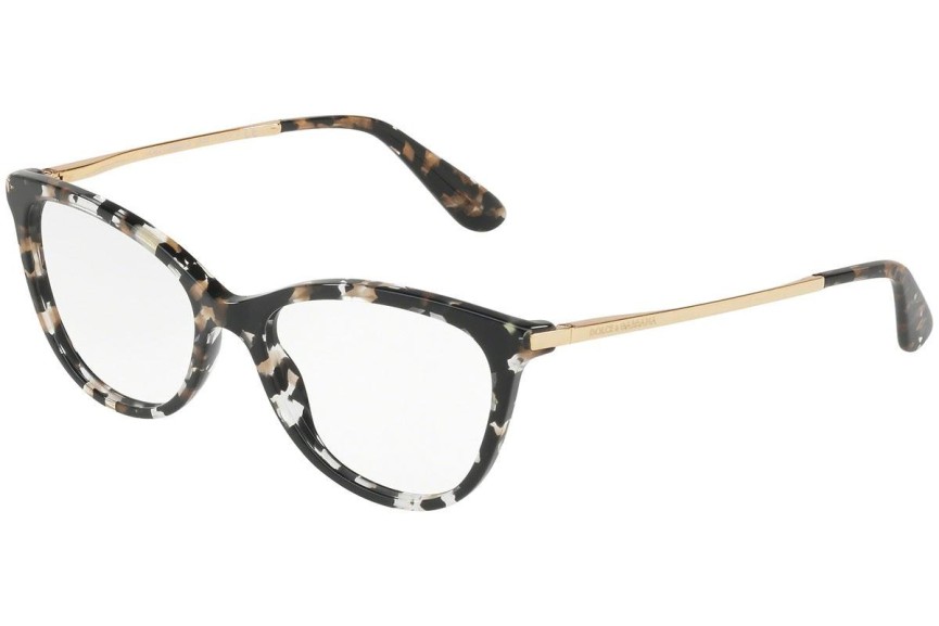 Okulary korekcyjne Dolce & Gabbana DG3258 911 Kocie oczy Brązowe