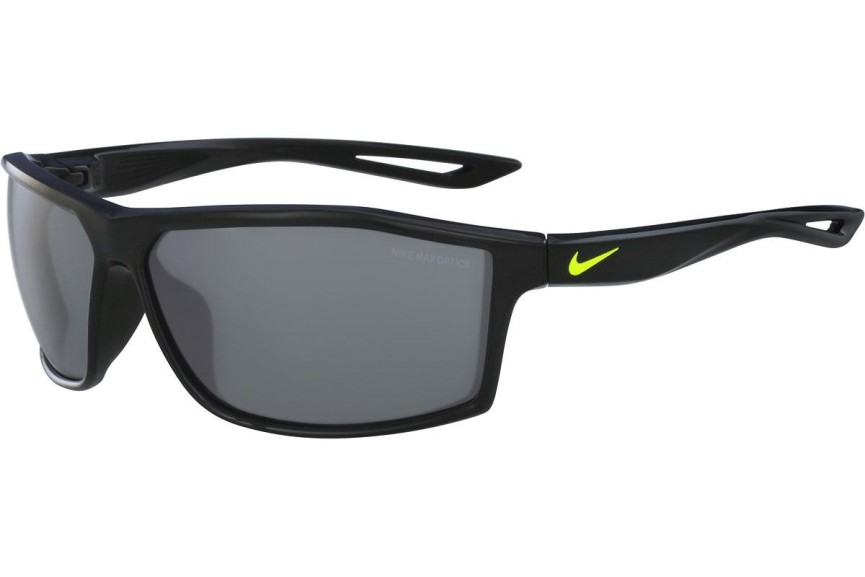 Okulary przeciwsłoneczne Nike Intersect EV1010 001 Prostokątne Czarne