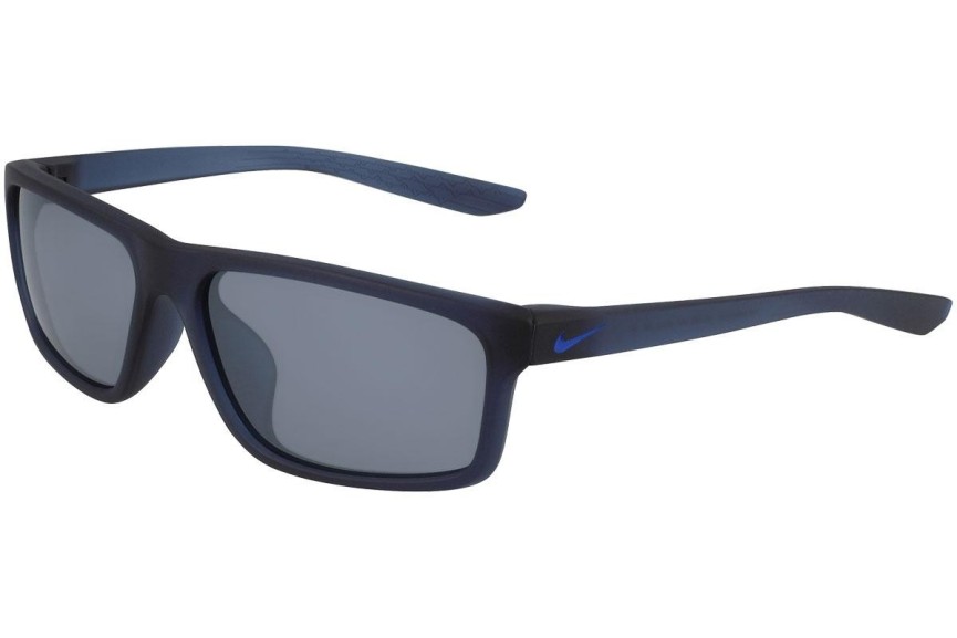 Okulary przeciwsłoneczne Nike Chronicle CW4656 410 Prostokątne Niebieskie