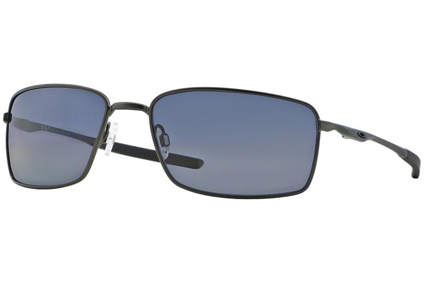 Okulary przeciwsłoneczne Oakley Square Wire OO4075-04 Polarized Prostokątne Czarne
