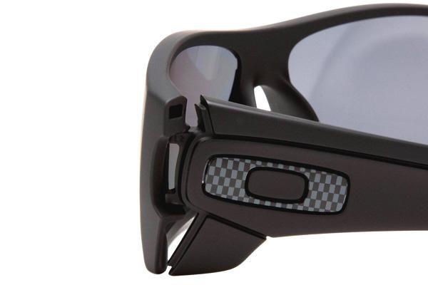 Okulary przeciwsłoneczne Oakley Batwolf OO9101-04 Polarized Prostokątne Czarne