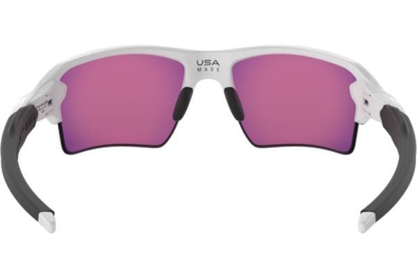 Okulary przeciwsłoneczne Oakley Flak 2.0 XL OO9188-03 Prostokątne Białe