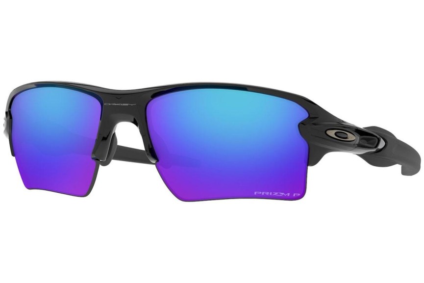 Okulary przeciwsłoneczne Oakley Flak 2.0 XL OO9188-F7 Polarized Prostokątne Czarne