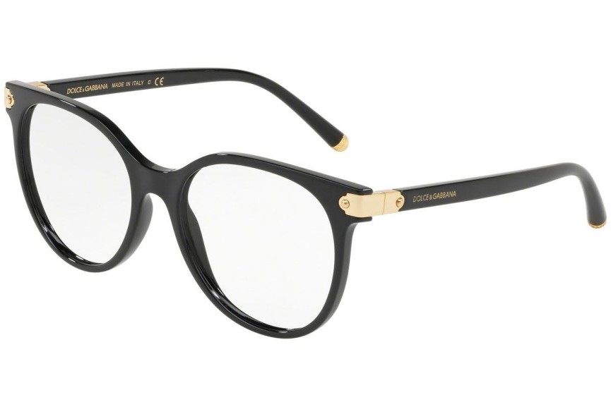 Okulary korekcyjne Dolce & Gabbana DG5032 501 Kwadratowe Czarne