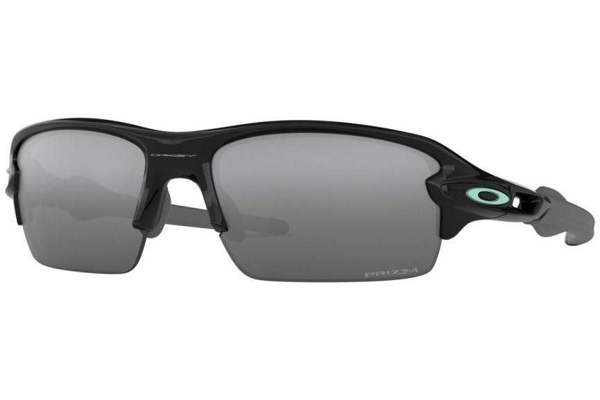 Okulary przeciwsłoneczne Oakley Flak XS OJ9005-01 PRIZM Prostokątne Czarne