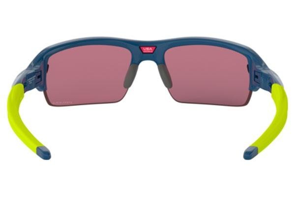 Okulary przeciwsłoneczne Oakley Flak XS OJ9005-05 PRIZM Prostokątne Niebieskie