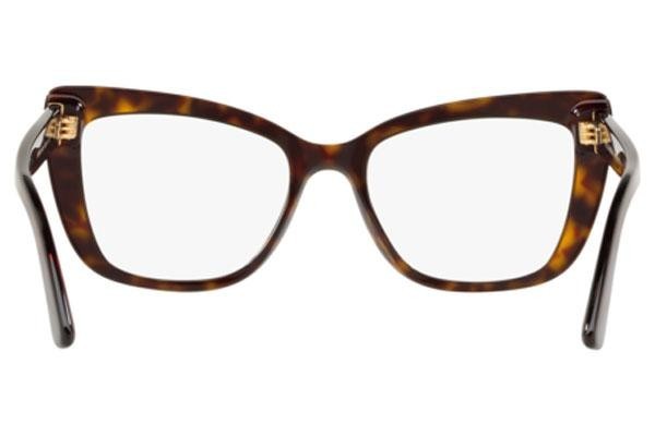 Okulary korekcyjne Dolce & Gabbana DG3308 502 Kocie oczy Havana
