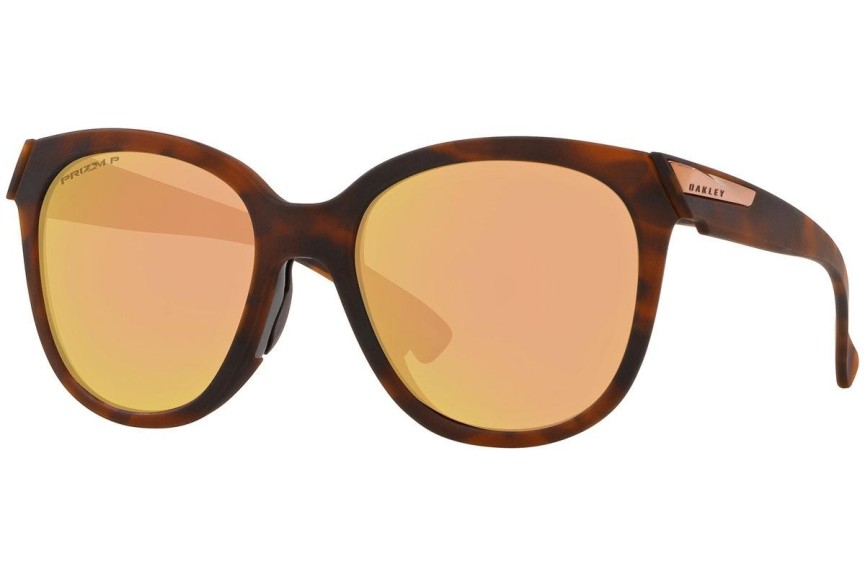 Okulary przeciwsłoneczne Oakley Low Key OO9433-09 Polarized Kwadratowe Havana
