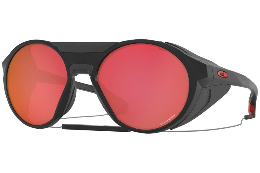 Okulary przeciwsłoneczne Oakley Clifden OO9440-03 PRIZM Torch Okrągłe Czarne
