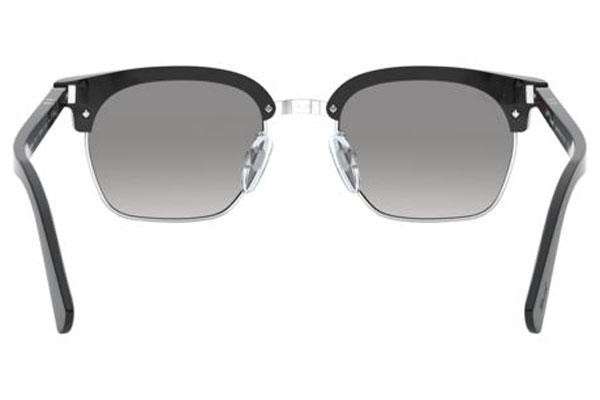 Okulary przeciwsłoneczne Persol PO3199S 1106M3 Polarized Browline Czarne