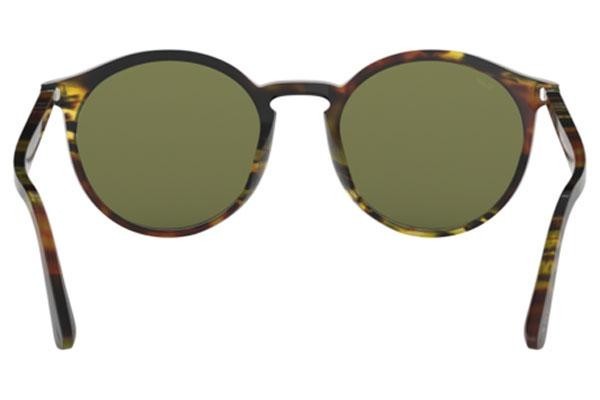 Okulary przeciwsłoneczne Persol Galleria '900 Collection PO3214S 10794E Okrągłe Brązowe