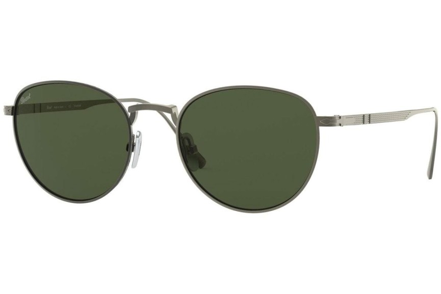 Okulary przeciwsłoneczne Persol PO5002ST 800131 Okrągłe Srebrne