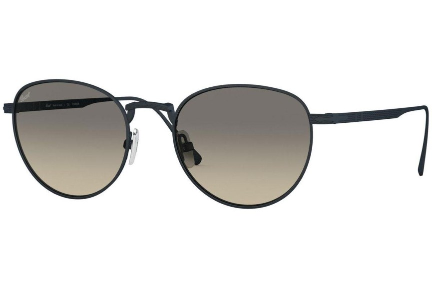 Okulary przeciwsłoneczne Persol PO5002ST 800232 Okrągłe Niebieskie