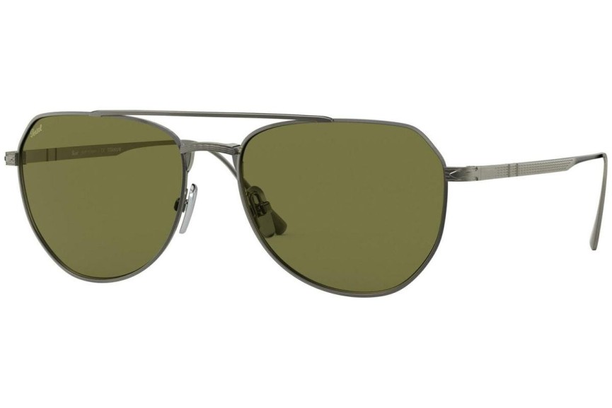 Okulary przeciwsłoneczne Persol PO5003ST 80014E Okrągłe Srebrne