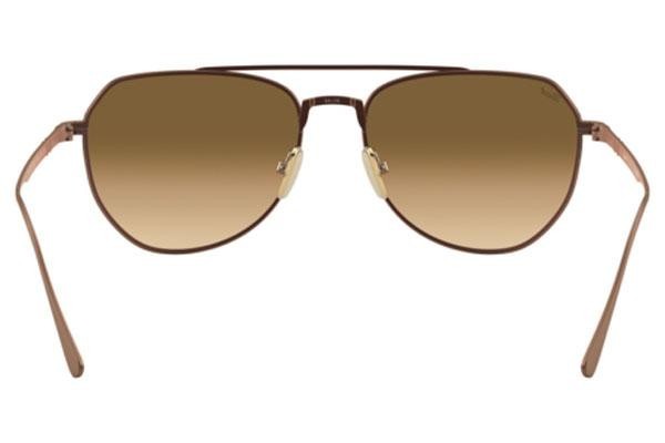 Okulary przeciwsłoneczne Persol PO5003ST 800351 Okrągłe Brązowe