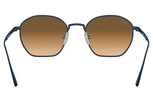 Okulary przeciwsłoneczne Persol PO5004ST 800251 Okrągłe Niebieskie