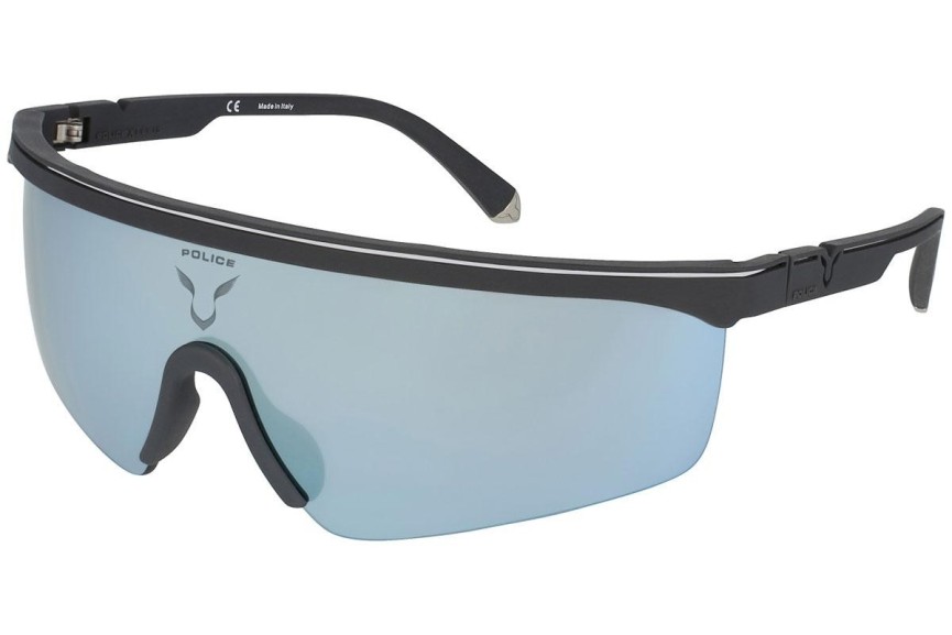 Okulary przeciwsłoneczne Police Lewis 7 Lewis Hamilton Collection SPLA28 9U5X Pojedyncze | Shield Szare