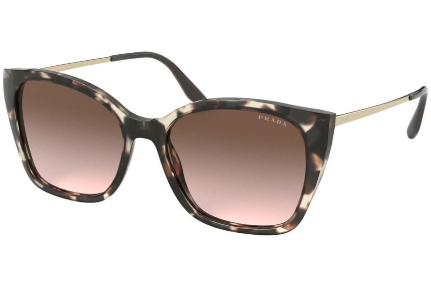 Okulary przeciwsłoneczne Prada PR12XS UAO0A6 Kocie oczy Brązowe
