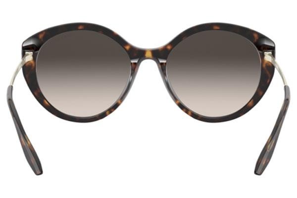 Okulary przeciwsłoneczne Prada PR18XS 2AU4P0 Okrągłe Havana