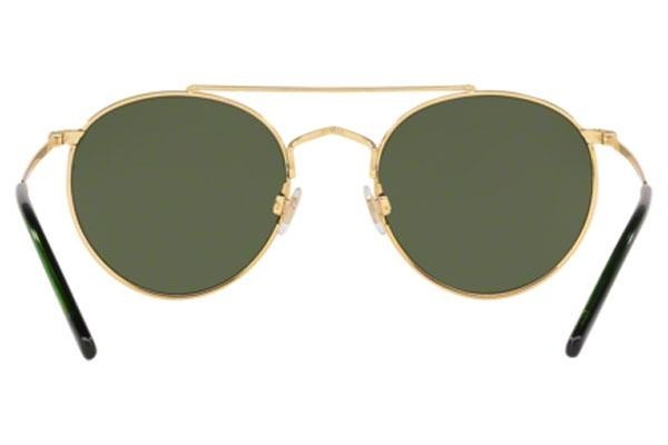 Okulary przeciwsłoneczne Polo Ralph Lauren PH3114 900471 Okrągłe Złote