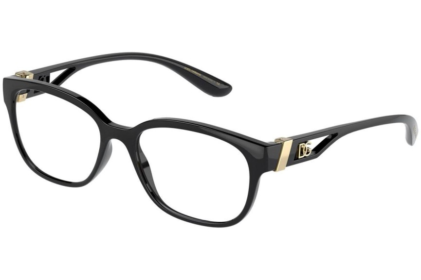 Okulary korekcyjne Dolce & Gabbana DG5066 501 Prostokątne Czarne