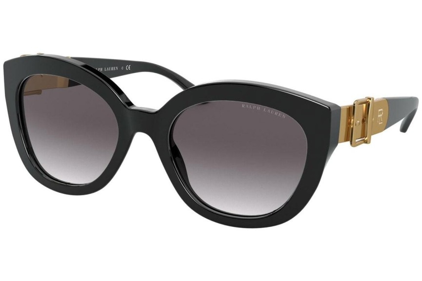 Okulary przeciwsłoneczne Ralph Lauren RL8185 50018G Kocie oczy Czarne