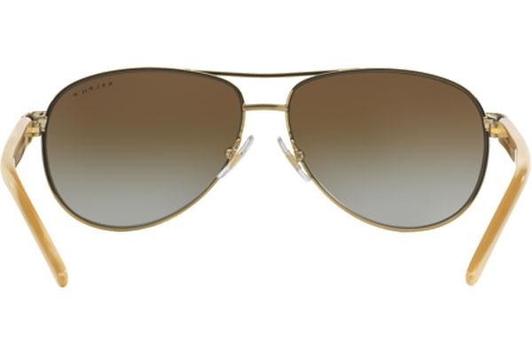 Okulary przeciwsłoneczne Ralph by Ralph Lauren RA4004 101/T5 Polarized Pilotki (Aviator) Złote