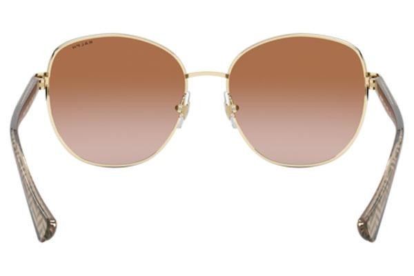 Okulary przeciwsłoneczne Ralph by Ralph Lauren RA4131 911613 Oversize Złote