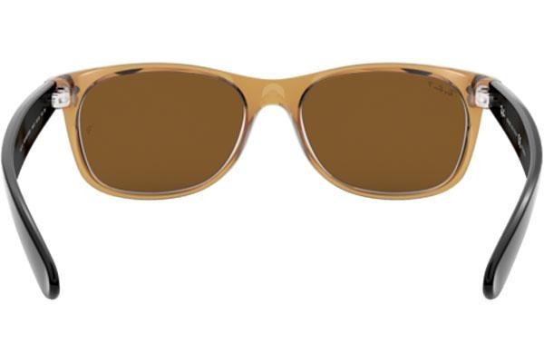 Слънчеви очила Ray-Ban New Wayfarer RB2132 945/57 Polarized Квадратни Кафява