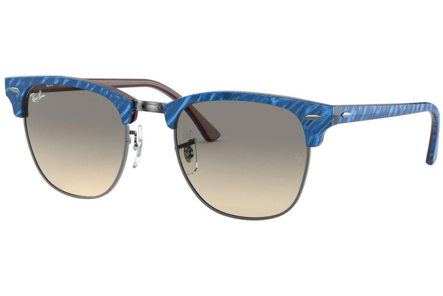 Okulary przeciwsłoneczne Ray-Ban Clubmaster RB3016 131032 Browline Niebieskie