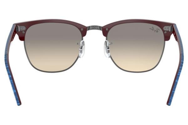 Okulary przeciwsłoneczne Ray-Ban Clubmaster RB3016 131032 Browline Niebieskie