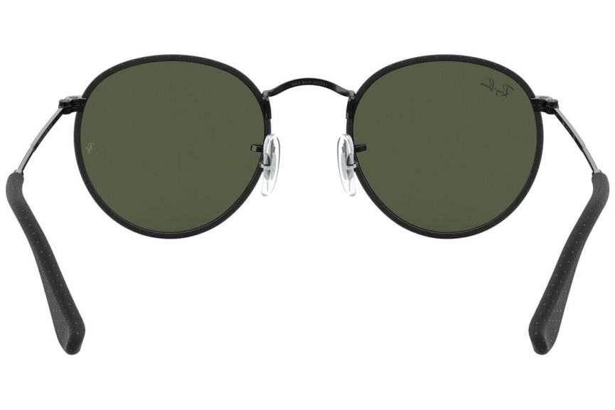 Okulary przeciwsłoneczne Ray-Ban Round Craft RB3475Q 9040 Okrągłe Czarne