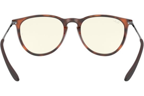 Okulary przeciwsłoneczne Ray-Ban Erika Everglasses RB4171 865/SB blue-light [non-prescription] Okrągłe Havana