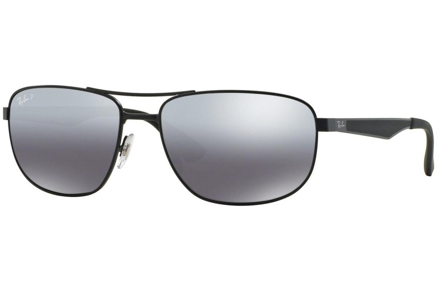 Okulary przeciwsłoneczne Ray-Ban RB3528 006/82 Polarized Pilotki (Aviator) Czarne
