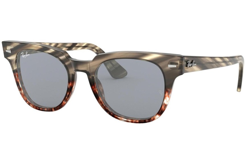 Okulary przeciwsłoneczne Ray-Ban Meteor Striped Havana RB2168 1254Y5 Kwadratowe Brązowe